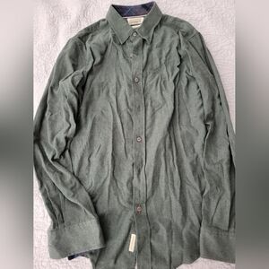 Original Weatherproof Vintage Olive Green Flannel